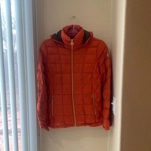 Michael kors packable hooded down puffer coat - xs